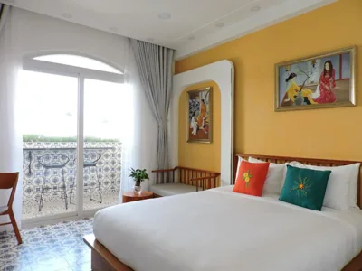 Doble Indochine con terraza — Chez Mimosa Local - Free Laundry